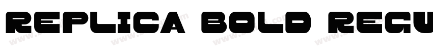Replica Bold Regular字体转换